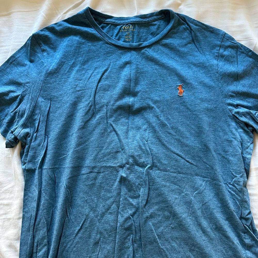 Polo Ralph Lauren blue tee size L